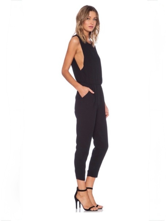 Blaque Label Pants - Blaque Label | Black Sleeveless Jumpsuit, S